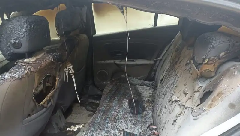 Esenyurt'ta Şantaj Skandalı: İsteğine Olumsuz Cevap Alan Motorlu Taşıt Alev Alev Yandı