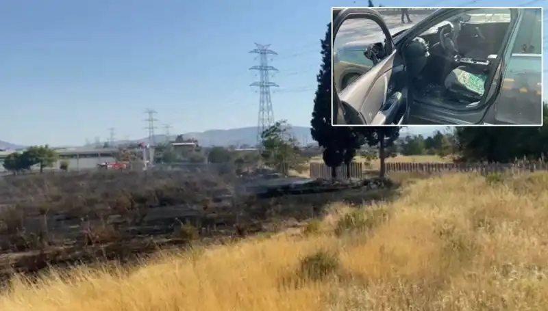 İzmir'deki Yangın Panik Yarattı: Otluk Alanları AVM Otoparkını Tehdit Etti