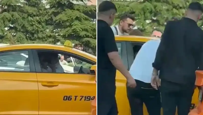 Trafikte Tartıştığı Taksi Şoförüne Yumruk Atan Şahıs Gözaltına Alındı