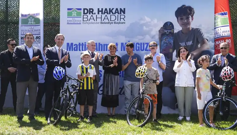 Bahçelievler'de Gençler İçin Yeni Skate Park Açıldı: Mattia Ahmet Minguzzi