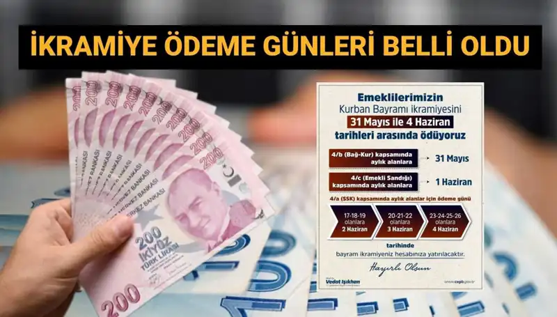 Emeklilerin Gözleri Bayram İkramiyesi Tarihlerinde! 4 Bin TL Ne Zaman Hesaplarda?