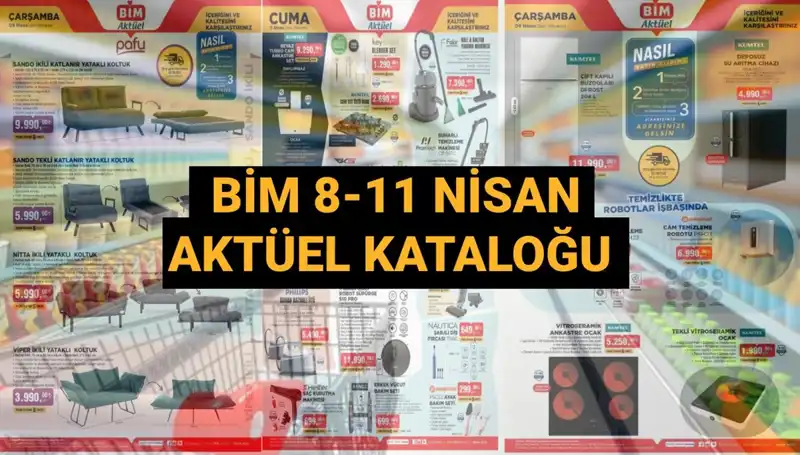 BİM Aktüel Kataloğu 8-11 Nisan 2025: Şaşırtan Ürünler ve Uygun Fiyatlar