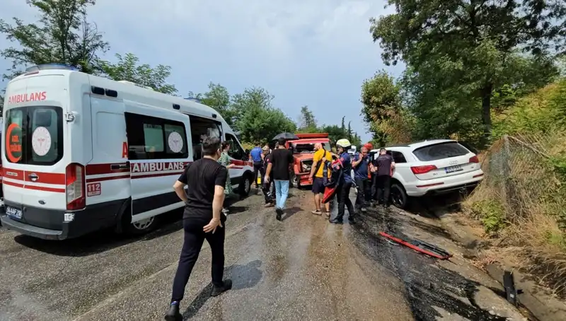Sakarya'da Feci Kaza: Kamyonet ile Cip Çarpıştı, 5 Yaralı