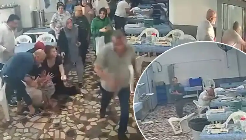Yemekhanede Deprem Anı: Bazıları Panikle Kaçtı, O Yemek Masasında Kaldı