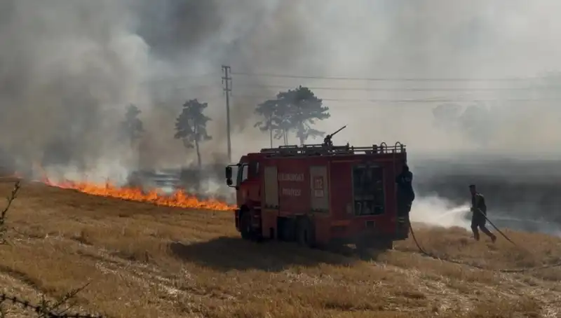 Kırklareli'nde Anız Yangını: Korkutan Gelişmeler ve Son Durum
