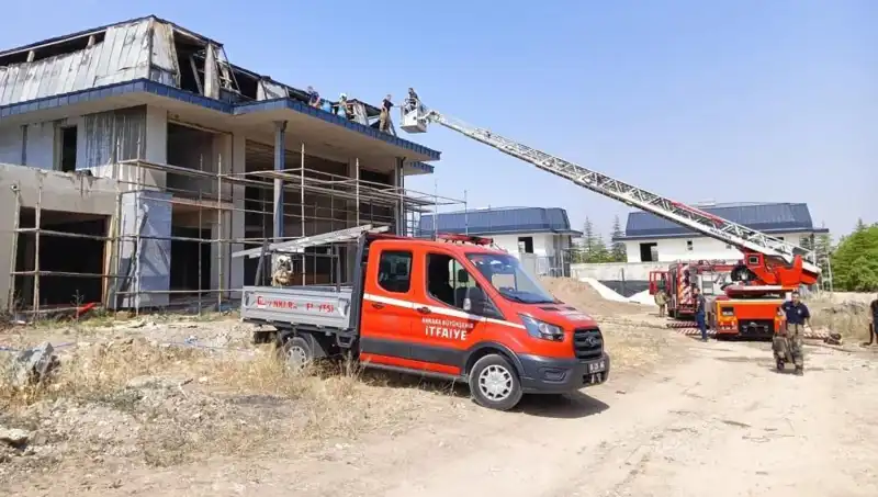 Gölbaşı'nda Villaları Korkutan Yangın: Yangının Sebebi ve Sonrası
